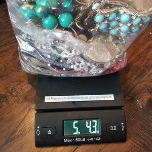 5 Pounds Of Junk Costume Jewelry For Crafts